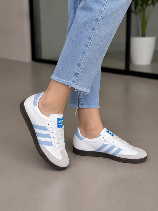 Adidas Samba Beyaz Mavi